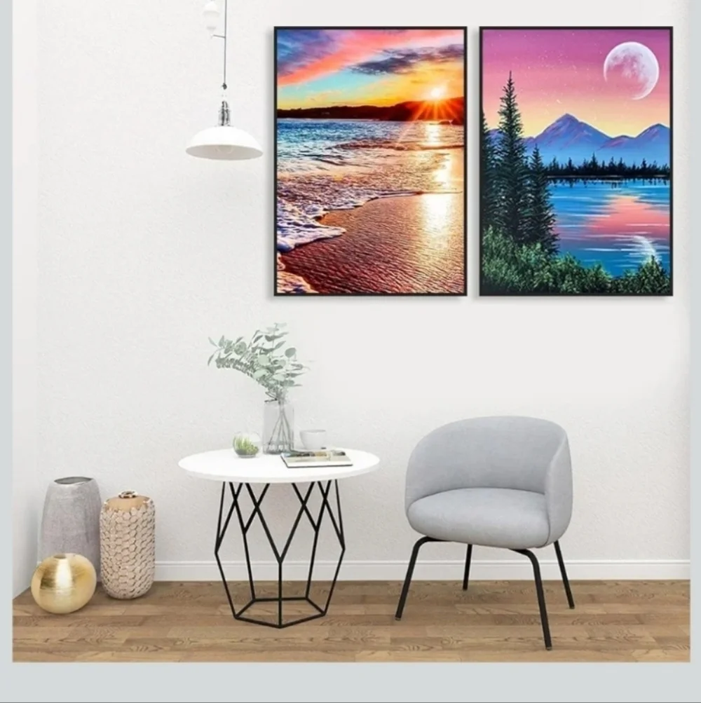 LWZAYS Paint By Numbers Kit Mountains (New)